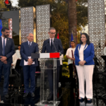 Réception officielle à la Résidence de France à Rabat pour la Fête nationale française.