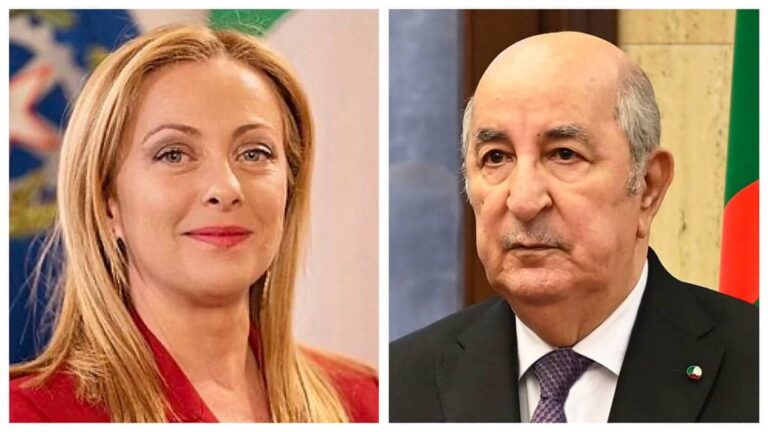Giorgia Meloni appelle Tebboune pour discuter des relations Algérie-Italie