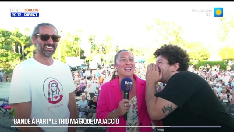 Tournée « Ça c’est le Sud » à Sanary : le trio « Bande à part » en concert