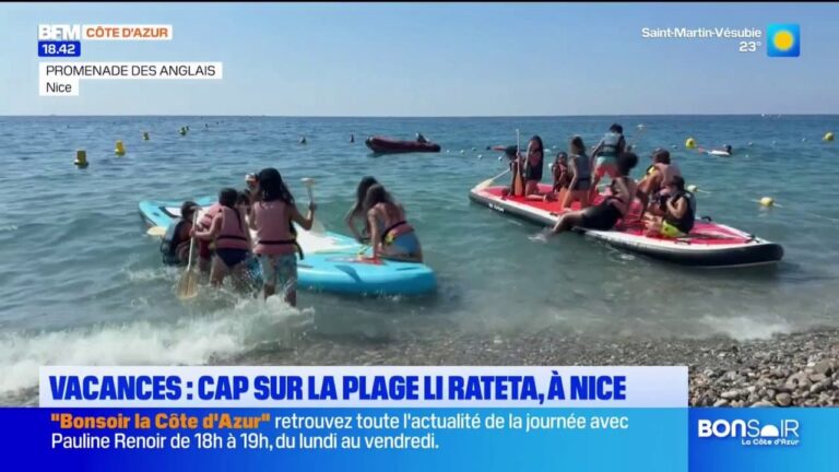Vacances : la plage Li Rateta à Nice ouverte au public pour la saison estivale