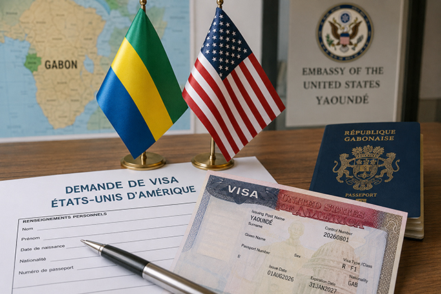 Visas américains : les Gabonais doivent soumettre leurs demandes à Yaoundé