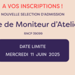 Inscription au Moniteur d&rsquo;Atelier ouverte à l&rsquo;IRTS PACA Corse pour les candidats intéressés
