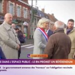 Référendum annoncé par le RN sur la voile dans l&rsquo;espace public en France.