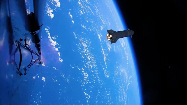 SpaceX réalise le vol 13 de son mégarocket Starship avec succès, vidéo disponible.