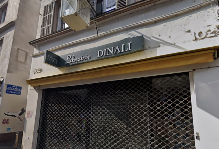 Fermeture des deux boutiques de la librairie Dinali à Strasbourg d’ici fin août.
