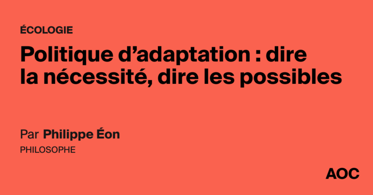Politique d’adaptation : le gouvernement explore de nouvelles stratégies face aux enjeux climatiques.