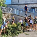 Laplume : Huit adolescents participent à l’embellissement du village par des chantiers jeunes.