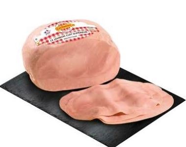 Jambon cuit supérieur découenné dégraissé