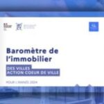 Baromètre de l&rsquo;immobilier : les résultats 2023 des villes Action cœur de ville en France