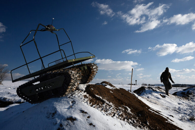 L’armée ukrainienne utilise des robots pour transformer les combats au sol en Ukraine.