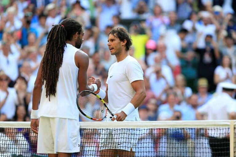 Dustin Brown évoque sa vie de cordeur de raquettes avant son match contre Nadal à Wimbledon