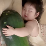 Vidéos de bébés chinois dormant avec des courges deviennent virales pendant la canicule