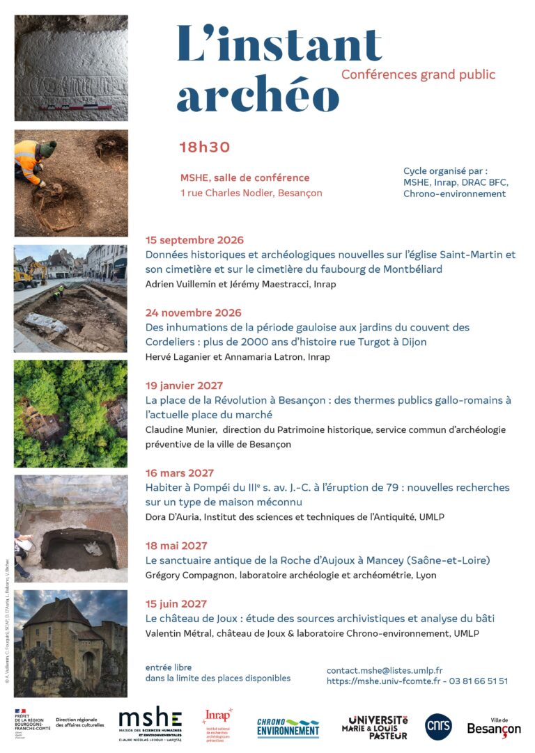 Cycle de conférences sur l’histoire : Plus de 2000 ans d’évolution des sociétés humaines