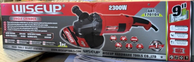 Rappel Consommateur – Détail MEULEUSE D’ANGLE D230 WISEUP