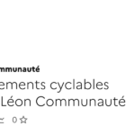 Aménagements cyclables : Haut-Léon Communauté augmente le réseau pour les usagers.