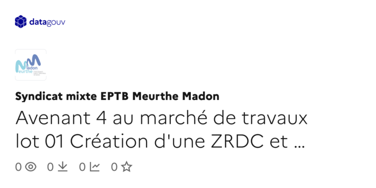 Avenant 4 : Lancement des travaux pour la création d’une ZRDC sur le Madon.