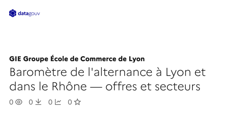 Baromètre de l’alternance à Lyon : analyse des offres et secteurs disponibles