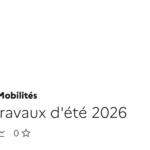 Grands travaux d’été 2026 : le secteur public mobilise des ressources importantes pour les infrastructures.