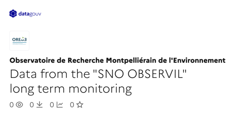SNO OBSERVIL révèle des tendances climatiques sur plusieurs décennies pour la France.