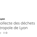 Collecte des déchets : nouveaux jours d’intervention pour la Métropole de Lyon