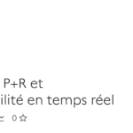 Disponibilité en temps réel des P+R : mise à jour par la municipalité de la ville.