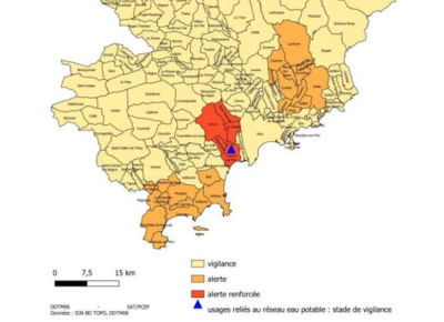 Restrictions d’eau imposées par le préfet dans 30 communes en raison de la sécheresse.