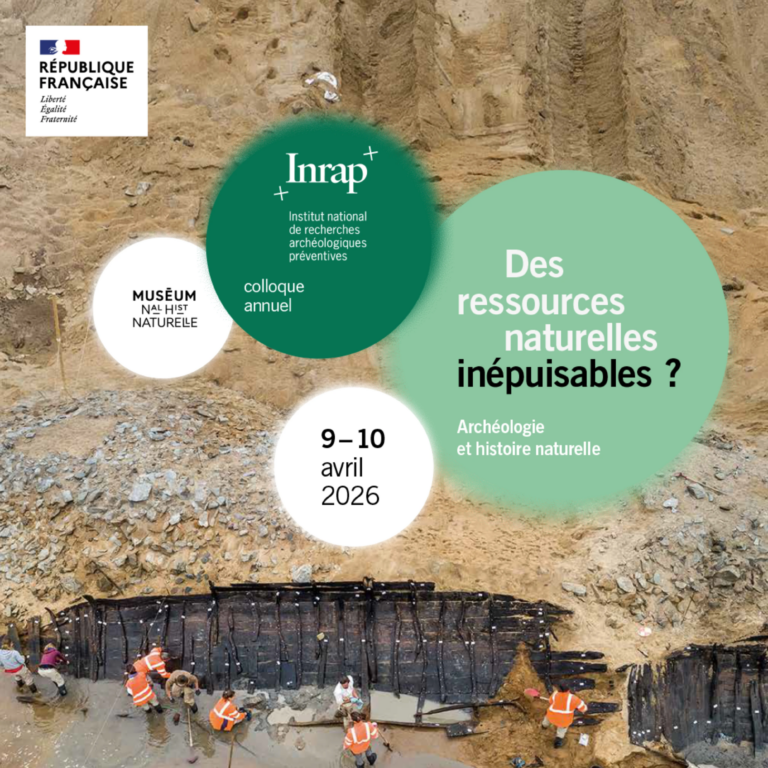Colloques sur l’archéologie : enjeux des ressources naturelles en France.