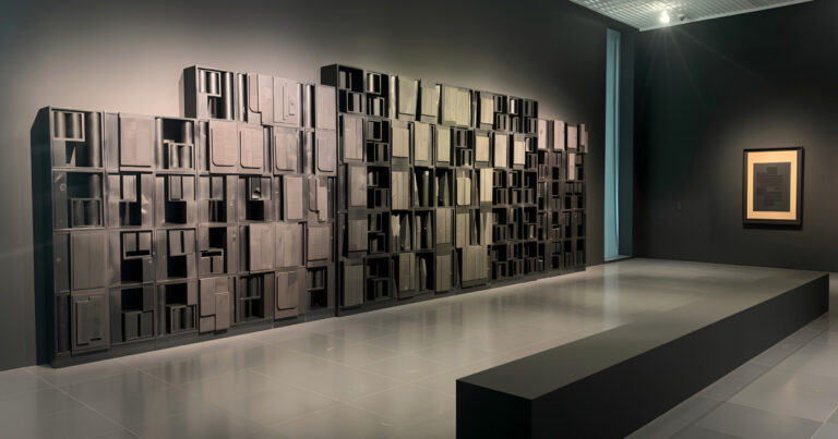 Louise Nevelson, sculpture américaine, exposée au Centre Pompidou-Metz.