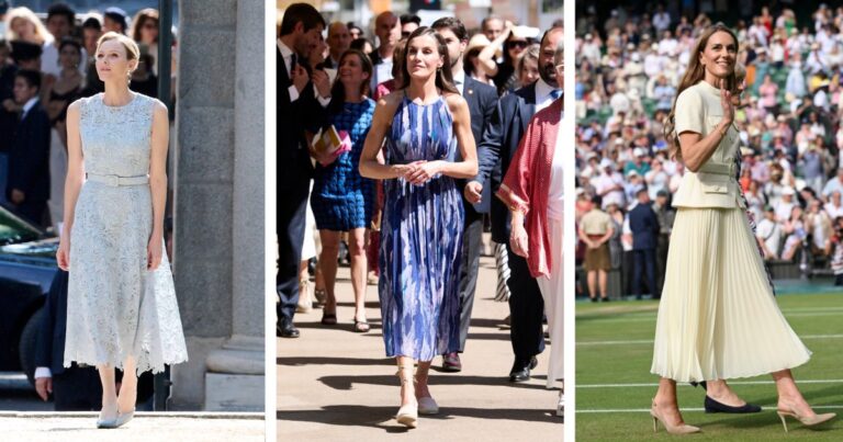 Les chaussures d’été des têtes couronnées : Letizia d’Espagne et Charlène de Monaco en tête.