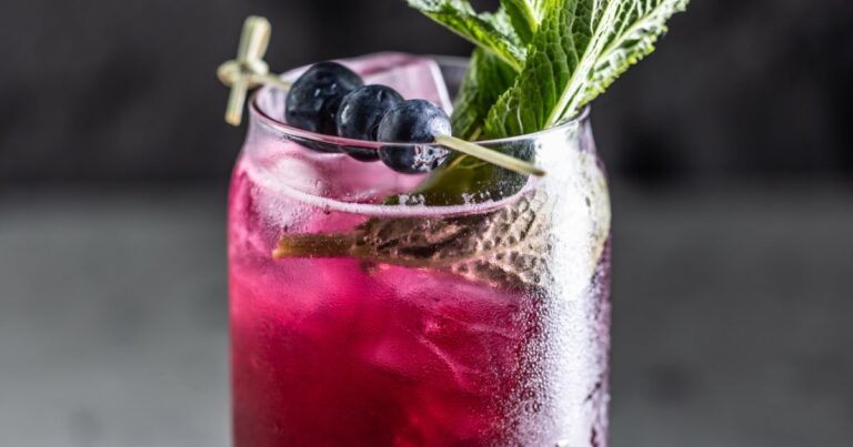 Recette de citronnade à la myrtille : boisson rafraîchissante recommandée par des nutritionnistes.