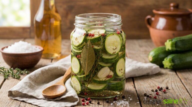 Conserve de courgette aigre-douce : une tendance alimentaire observée en Europe.