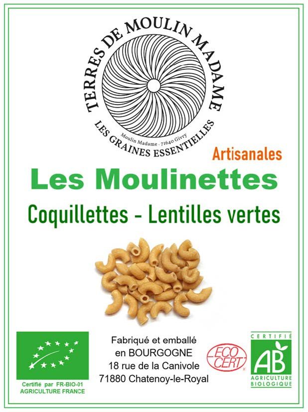 Rappel Consommateur – Détail Coquillettes lentilles vertes Les Moulinettes