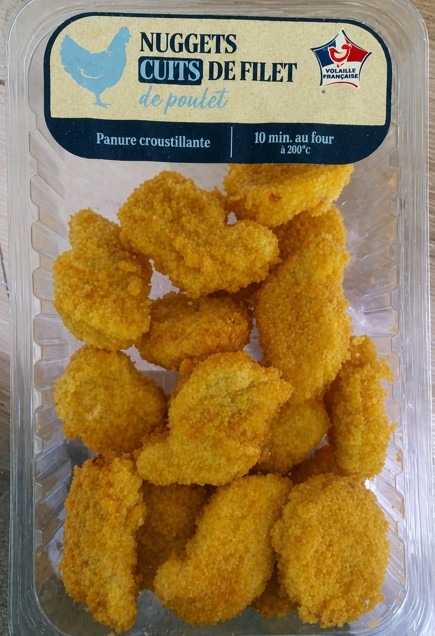 Nuggets de poulet cuit 300g