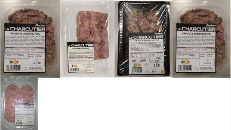 Rappel Consommateur – Détail AUCHAN LE CHARCUTIER PRODUIT DE CHARCUTERIE AUCHAN LE CHARCUTIER