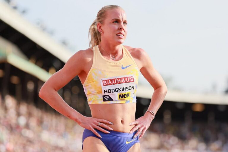 Keely Hodgkinson face à la concurrence pour battre le record du monde du 800 m à Londres