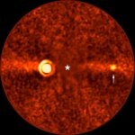 Une troisième planète découverte autour de Bêta Pictoris par des astronomes européens.