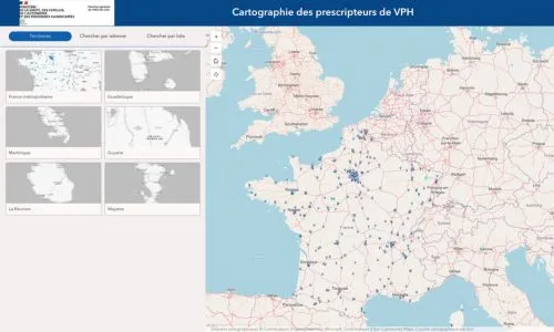 Carte des prescripteurs de fauteuils roulants en ligne : un outil pour les professionnels de santé en France