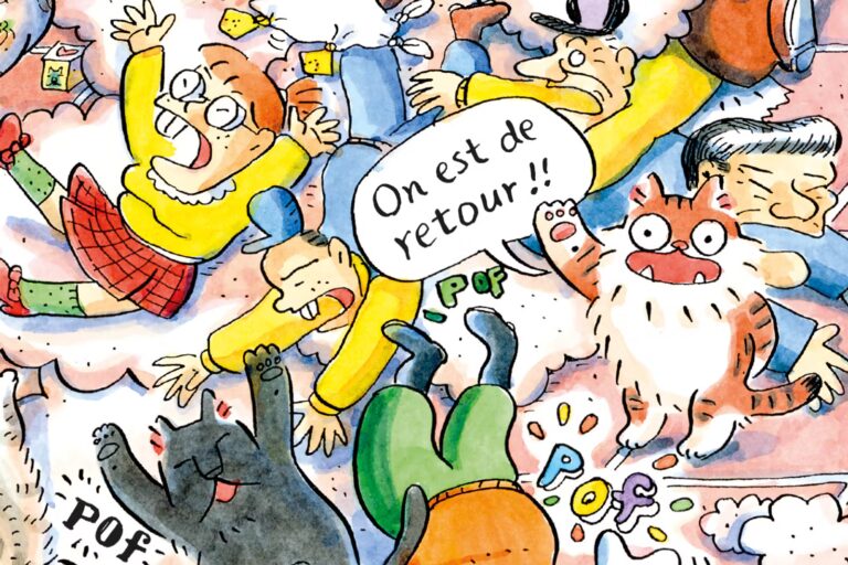 Le « Club des chats » stimule l’imaginaire des enfants avec des récits décalés.