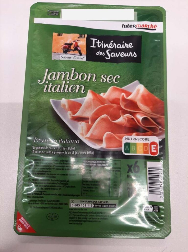 Jambon sec italien 6T 100g