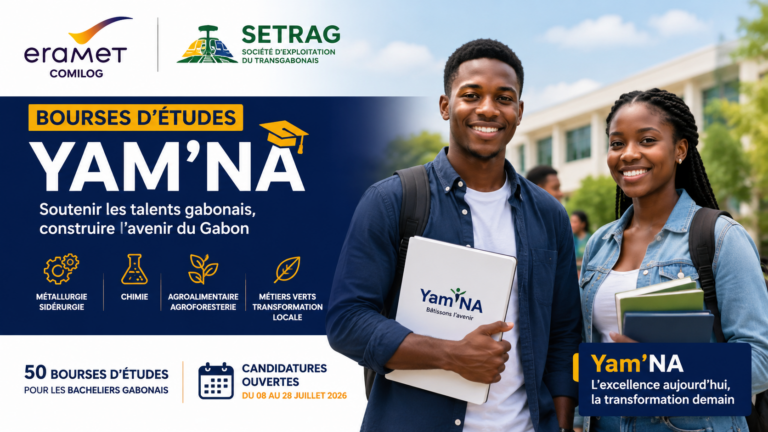 Bourses d’études Yam’na : ouverture des candidatures pour les étudiants internationaux