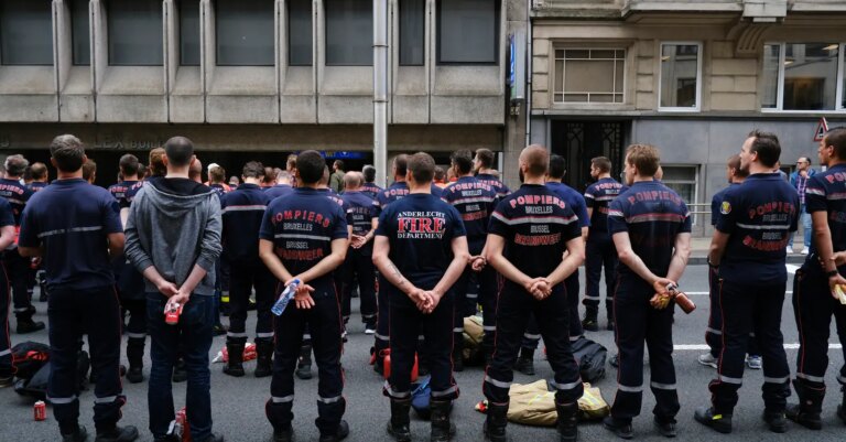 Grève des pompiers à Bruxelles : des appels à une action nationale émergent
