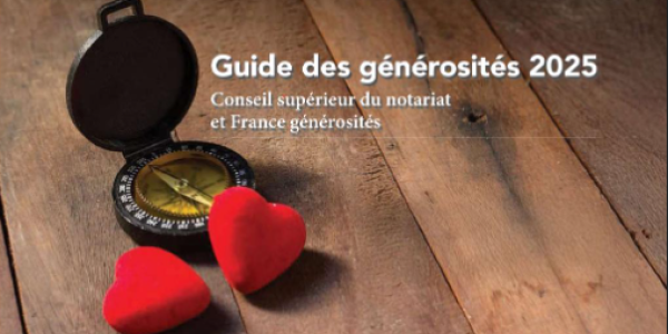 Publication de la nouvelle édition du Guide des générosités 2025 par l’Institut de la générosité.