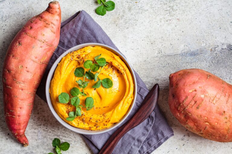 Recette de houmous de patates douces : une alternative nutritive au houmous traditionnel