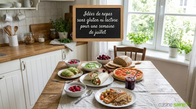 Repas sans gluten ni lactose : sept idées pour une alimentation adaptée en juillet