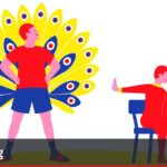Hommes en torses nus perturbent les festivités : tensions lors des événements publics.