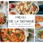 Menu de la semaine : Plats typiques et spécialités locales du secteur alimentaire