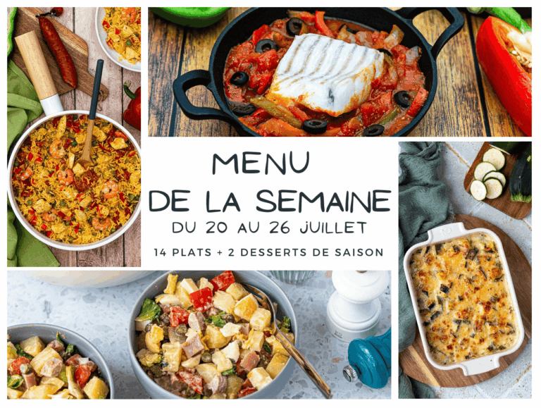 Menu de la semaine : repas variés pour les établissements de restauration collective