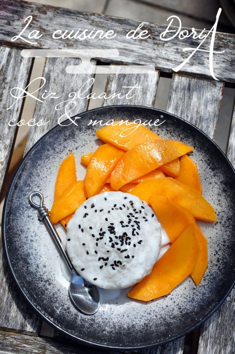 Riz gluant au coco et à la mangue : un dessert traditionnel thaïlandais en pleine popularité