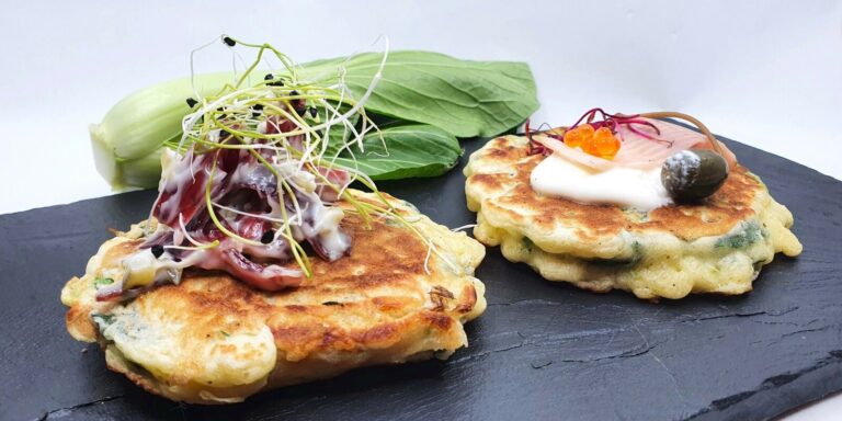 Pancakes de pak choï : une recette innovante de la cuisine asiatique à découvrir.