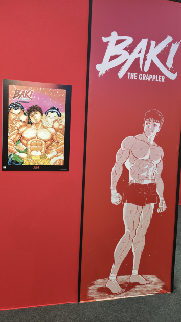 Exposition de Baki comme invité d’honneur à Japan Expo, mettant en avant la culture japonaise.